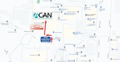 ACAN - výroba kalendářů - mapa