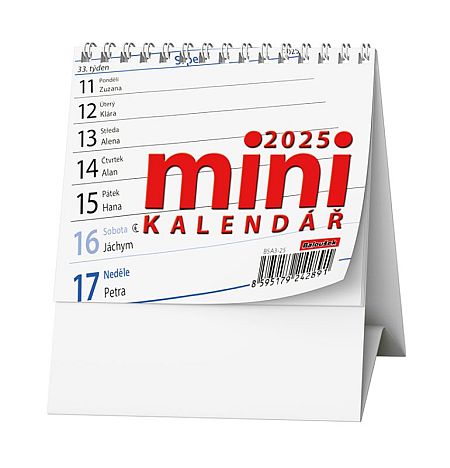 Kliknutím zobrazíte stolní kalendář pro rok 2025