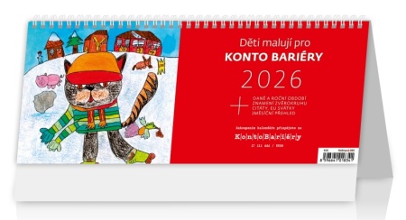 Kliknutím zobrazíte stolní kalendář pro rok 2026