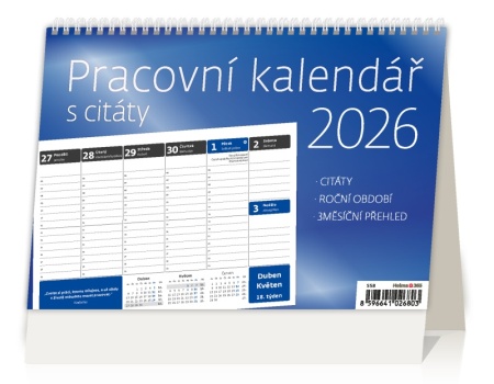 Kliknutím zobrazíte stolní kalendář pro rok 2026