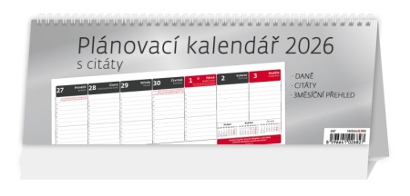 Kliknutím zobrazíte stolní kalendář pro rok 2026